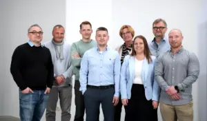 Gruppenbild der Kontaktpersonen bei Tridelta Siperm